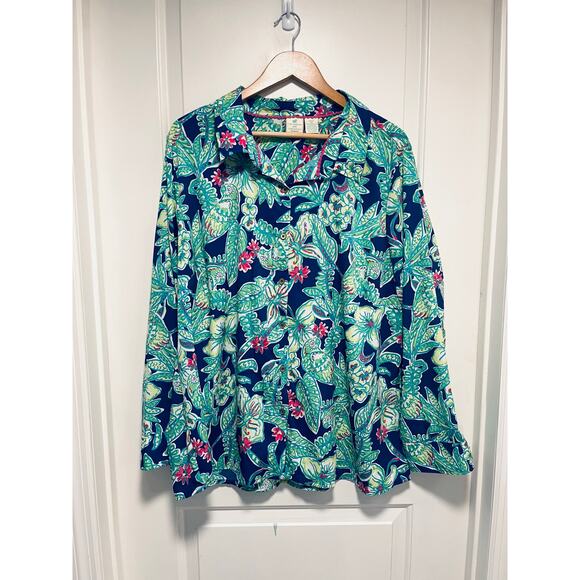 Caribbean Joe blouse - Picture 1 of 6